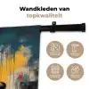 Meisje met ballon in graffiti stijl Wandkleed katoen klein -sfeer2