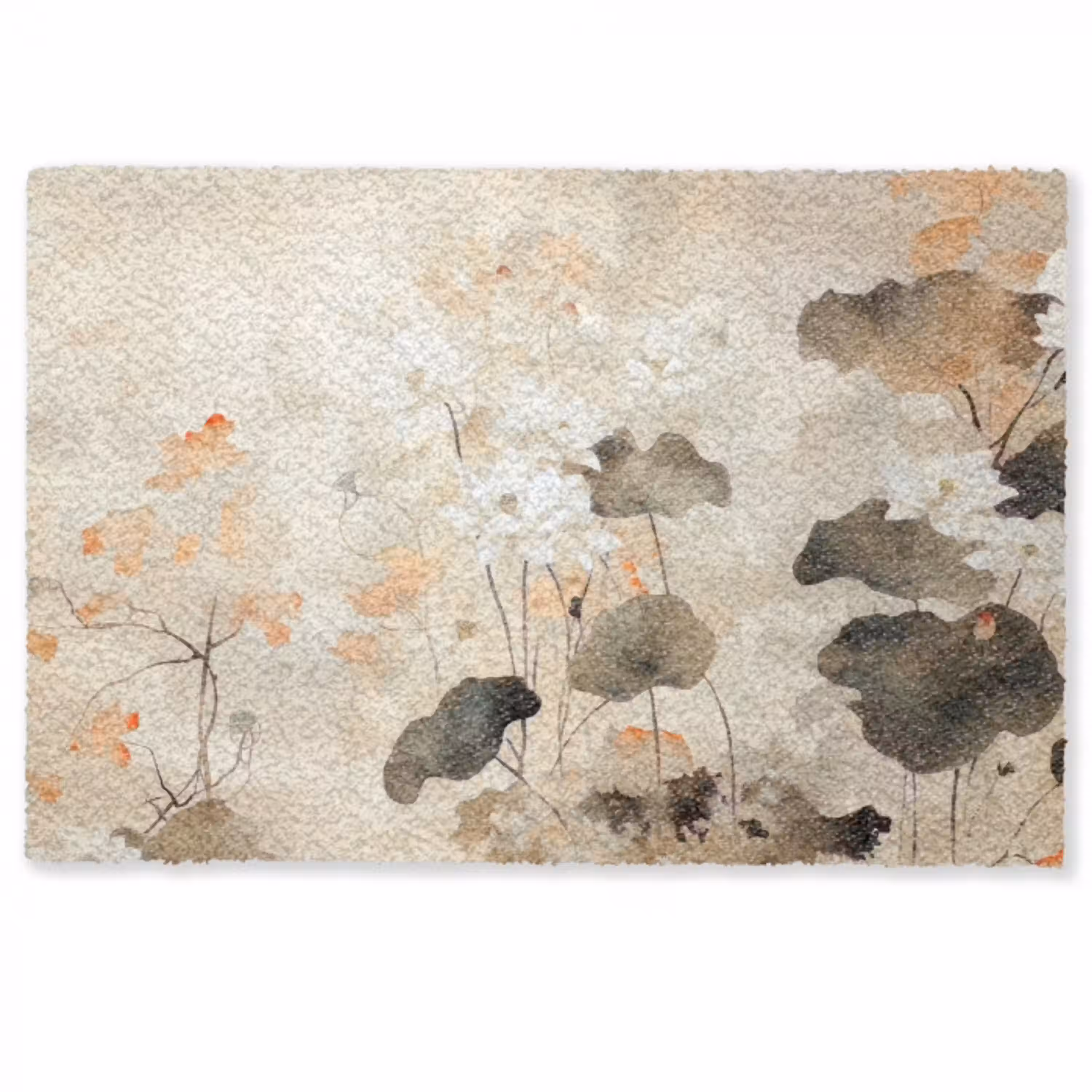 Bloemen - Japandi - Wabi sabi Deurmat klein -zkaufland3d