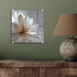 Bloem - Wit - Neutraal plexiglas 5mm klein -sfeer3