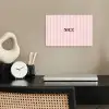 Nice - Strepen - Roze poster papier klein -sfeer1