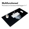 Kokosnoot - Eten - Delfts blauw - Drinken Muismat XXL klein -sfeer4