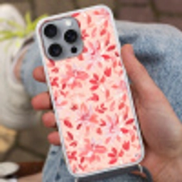 Botanisch - Bloemen - Rood Hoesje iPhone 16 Pro Max met koord klein 804 -sfeer3