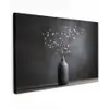 Takken - Vaas - Bolletjes - Wit canvas 2cm klein -z3d