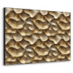 Abstract - Antiek - Goud Textielframe zwart klein 947 -3d