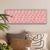 Roze - Retro - Patroon - Geblokt canvas 2cm klein 828 -sfeer1