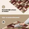 Modern - Geometrie - Kleurrijk Inductie beschemer met haakjes klein 777 -ky-schoon-nl