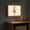 Paard - Galop - Bruin Light Box met batterij (Wandlamp kind) middel -sfeer5_kind