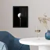 Golfbal - Minimalistisch - Wit fotolijst zwart zonder passe partout klein -sfeer4