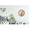 IJs - Softijs - Romig - Hoorntje - Beige Wandcirkel aluminium klein -kinderkamer