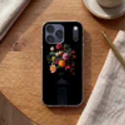 Boeket - Romantisch - Kleurrijk Telefoonhoesje iPhone 17 Pro Max klein -sfeer1