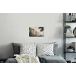 Zee - Villa - Beige Muursticker klein -slaapkamer