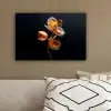 Bloem - Orchidee - Oranje canvas 2cm klein -sfeer3