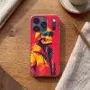 Zonnebril - Schedel - Jas - Rood Telefoonhoesje iPhone 17 Pro klein -sfeer1
