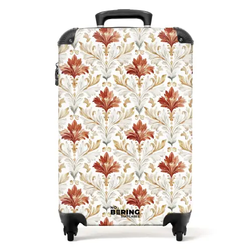 Barok patroon rood NBS - Handbagage koffer - Volwassenen Unisex middel -productfoto_recht