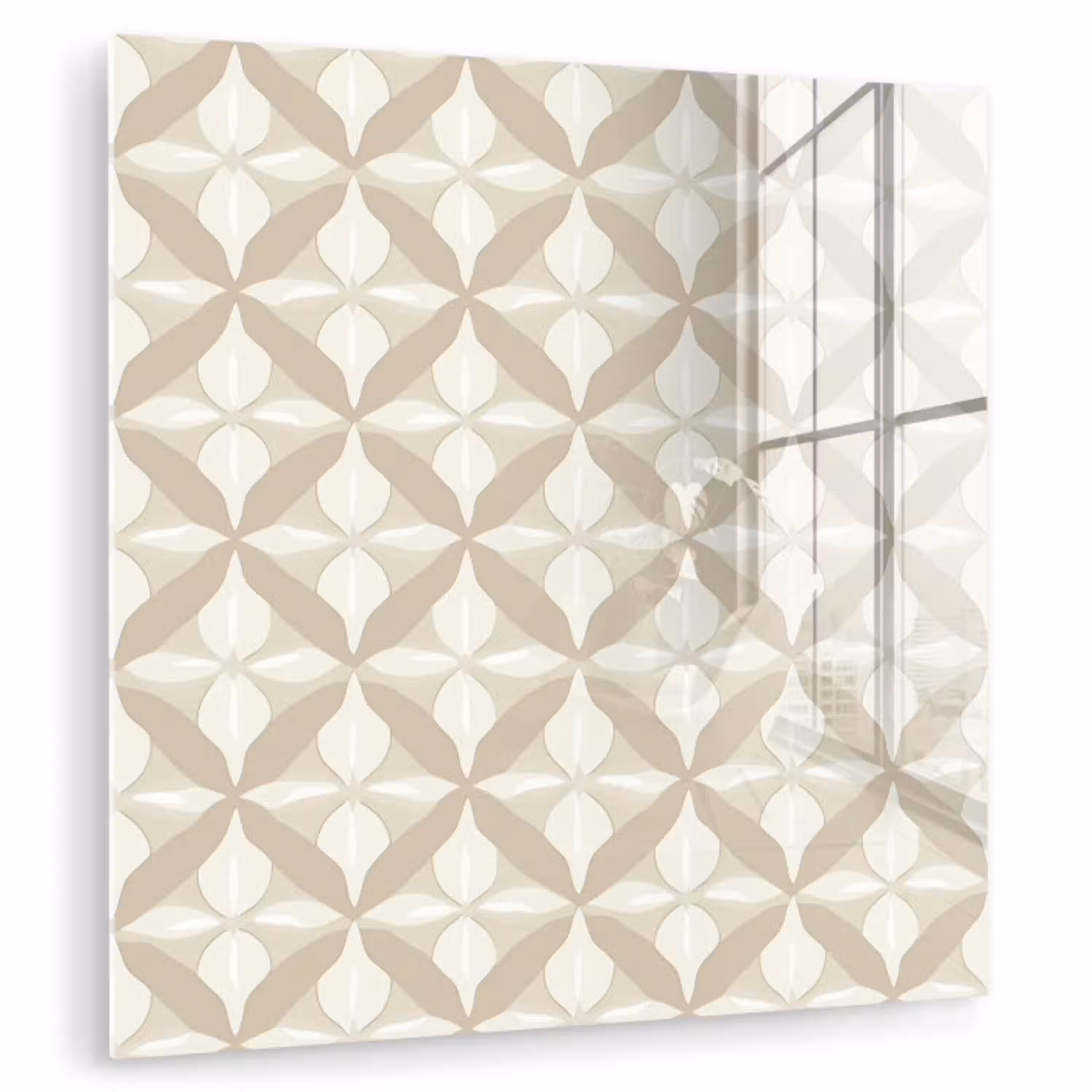 Patroon - Klassiek - Beige plexiglas 5mm klein 11 -zzzproduct_nieuw