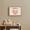 Hart - Rood - Minimalistisch Light Box met batterij (Wandlamp kind) middel -sfeer2_kind