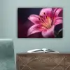 Roze - lelie - Dauwdruppels canvas 2cm klein -sfeer4