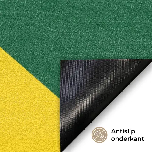 Cool - Geel - Groen Deurmat klein -antislip_NL