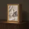 Strand - Zeester - Zand - Beige Light Box met kabel (Tafellamp) klein -z3d_website