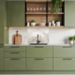 Bladeren - Beige - Botanisch - Vintage keuken achterwand 2 middel -sfeer3