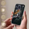 Papegaai - Vogel - Rots - Wit Telefoonhoesje iPhone 17 Pro klein -sfeer3_NL