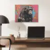 Graffiti - Chimpansee - Dieren - Street art - Banksy PET vilt klein -sfeer5
