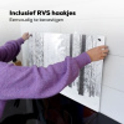 Bos - Sneeuw - Pad - Winter - Stilte Inductie beschemer met haakjes klein -ky-ophangen-nl