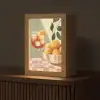 Citroenen - Glas - Tafelkleed - Geblokt Light Box met kabel (Tafellamp) klein -z3d_website