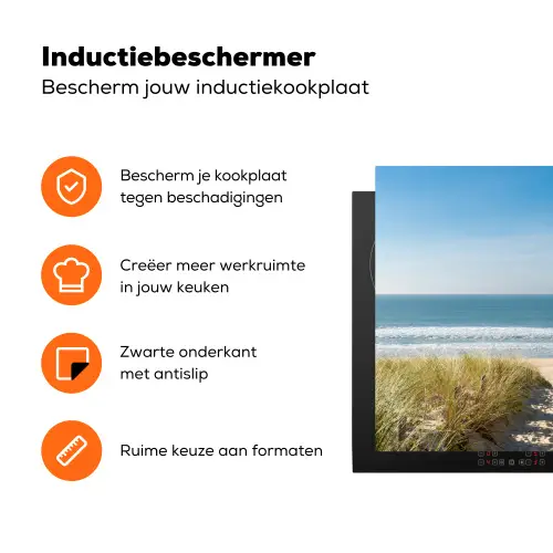 Kalmte aan de Kustlijn Inductie beschermer vinyl 3mm klein -zzzzzzz-td-ups