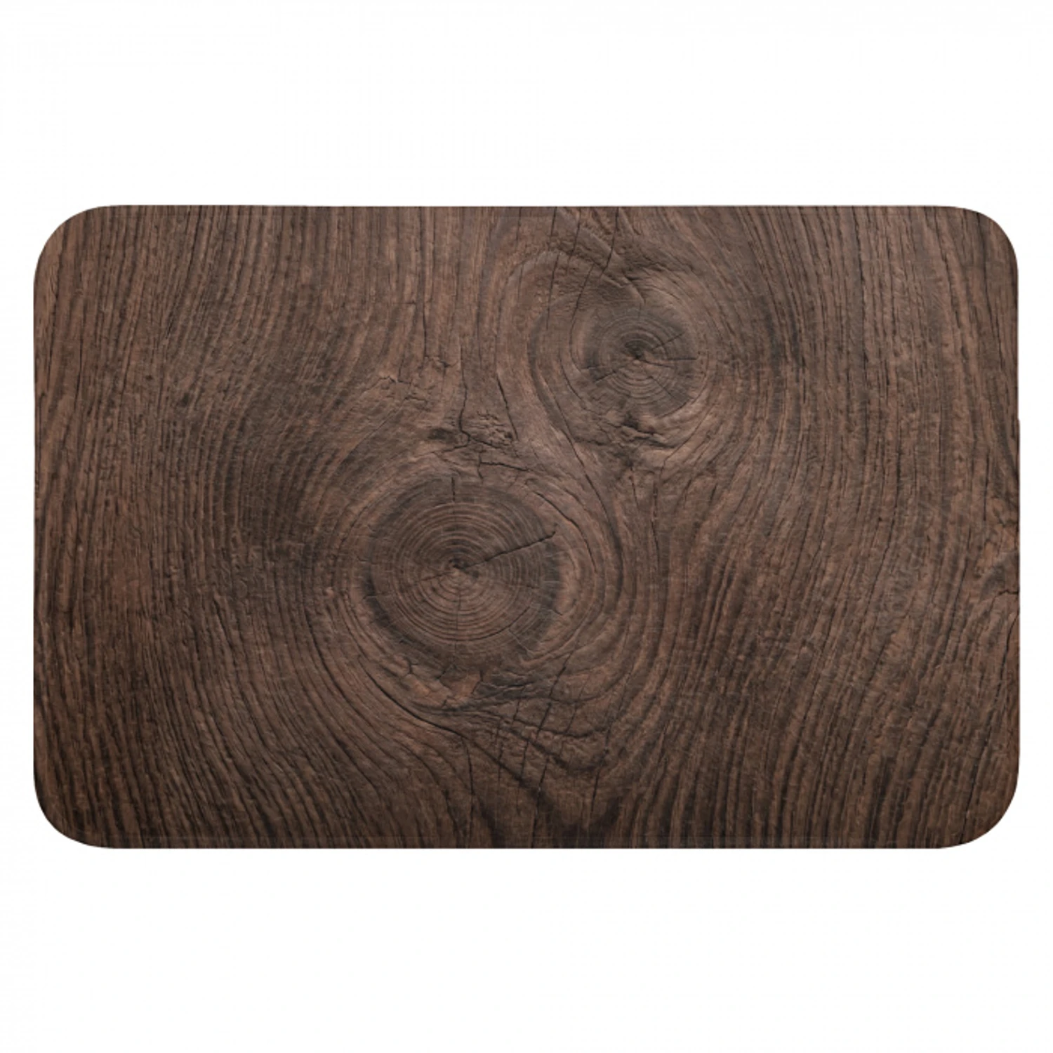 Houtnerf - Textuur - Patroon - Bruin - Rustiek Badmat klein -3d