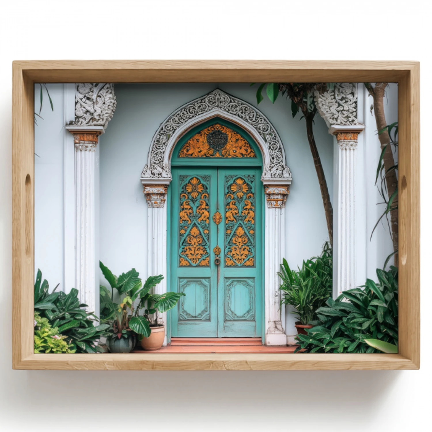 Deur - Patronen - Planten Dienblad Rechthoek middel -z3d_shopping