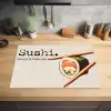 Sushi - Zalm - Rijst - Japans Inductie beschermer vinyl 3mm klein -sfeer5
