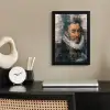 Willem van Oranje - Adriaen Thomasz - Krant fotolijst zwart zonder passe partout klein -sfeer1
