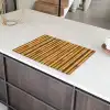 Donker - Bamboe - Hout Inductie beschermer vinyl 3mm klein 276 -sfeer8