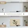 Tak - Groene Bladeren - Vruchten keuken achterwand spatscherm klein -voor_na_NL