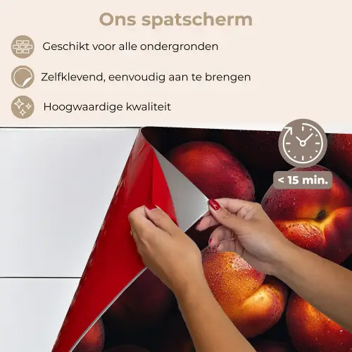 Fruit - Close up - Nectarines keuken achterwand spatscherm klein -spatscherm_NL
