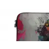 Lippen - Graffiti - Expressief laptophoes neopreen klein -detail
