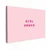 Girl power - Roze - Hartje canvas 2cm klein -z3d