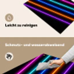 Esthetiek - Retro - Neon Inductie beschemer met haakjes klein -ky-schoon-de