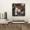 Stilleven met bloemen in een glazen vaas - Schilderij van Jan Davidsz. de Heem plexiglas 5mm klein -sfeer1