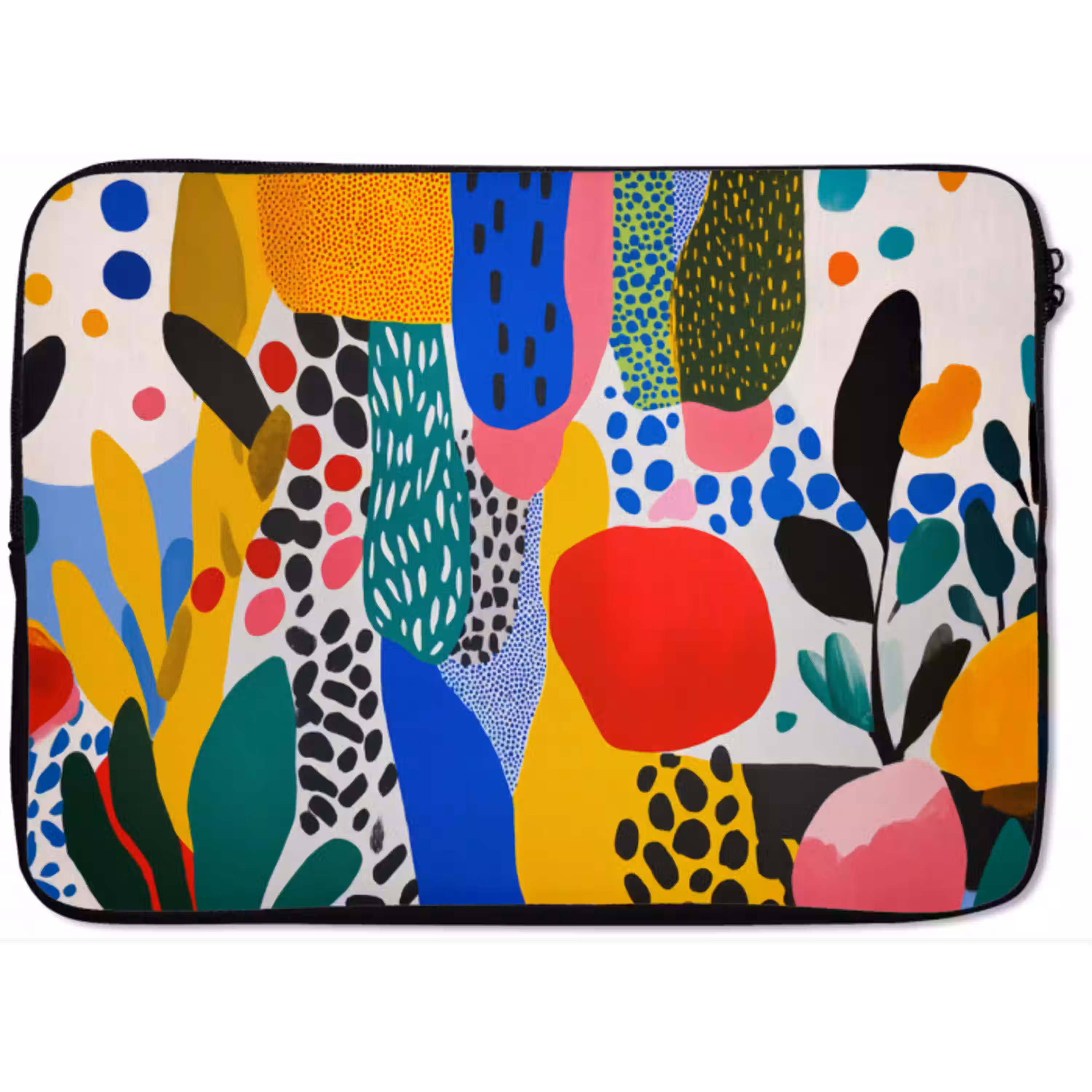 Stippen - Vormen - Modern - Kleuren laptophoes neopreen klein -zkaufland3dotto
