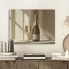 Champagne - Beige - Schaduw - Bubbels PET vilt klein -sfeer1