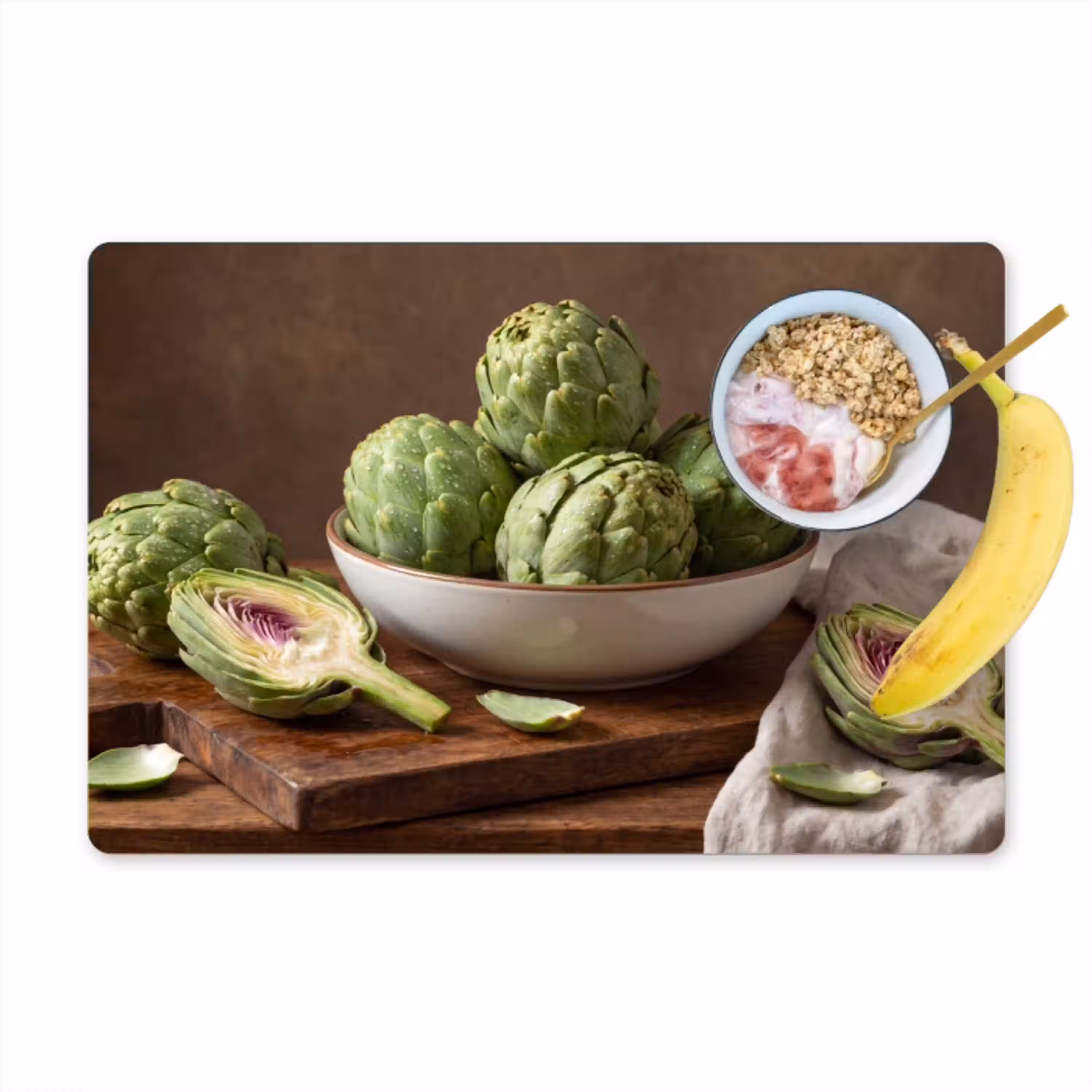 Groenten - Artisjok - Keuken Placemat vinyl groot -zzzproduct_Kitchenyeah-website