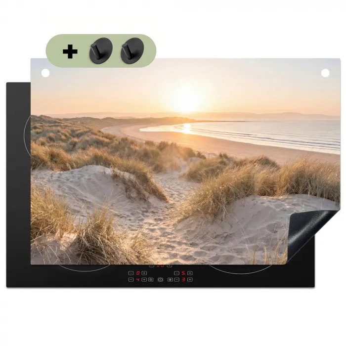 Duinen - Strand - Zee Inductie beschemer met haakjes klein -3d