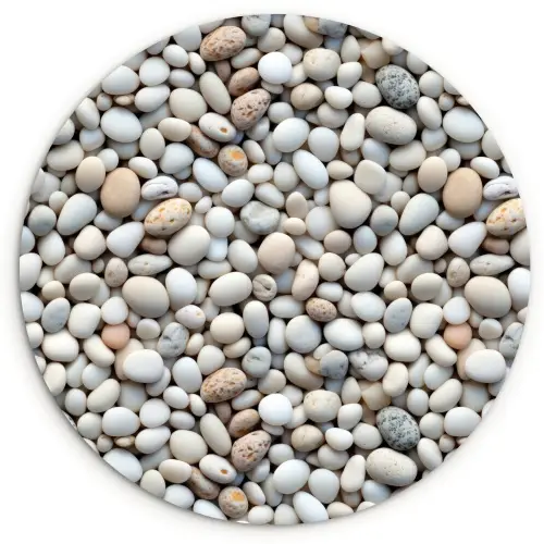 Zomer - Lichte - Kiezels Wandcirkel kunststof plaat 5mm dik klein 188 -3d