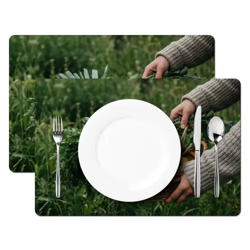 Veld - Groenten - Biologisch - Oogst Placemat vinyl groot -zzsfeer2_Kitchenyeah-website