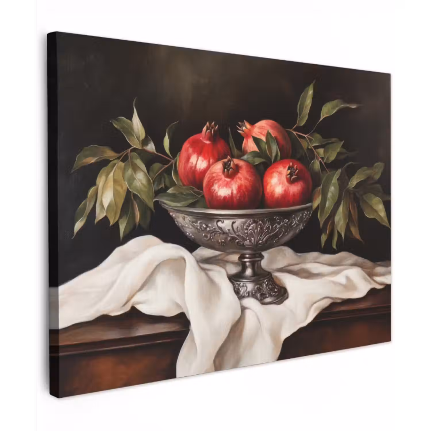 Canvas schilderij - Granaatappels - Klassiek - Vintage