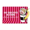 Roze - Strepen - Koffie - Maandag Placemat vinyl groot -zzzproduct_Kitchenyeah-website