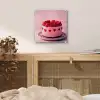 Taart - Hart - Roze plexiglas 5mm klein -sfeer4