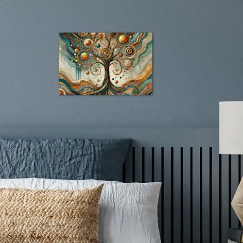 Levensboom - Boom - Abstract - Modern poster papier klein -sfeer2